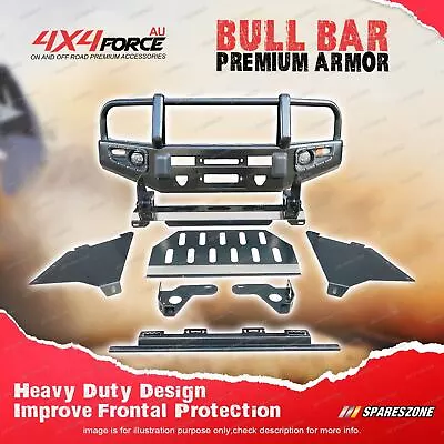 Armor Bumper Bullbar With Skid Plate & Loop For Toyota Hilux Vigo KUN26 12-15 • $1145