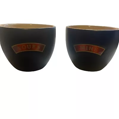 Baileys Irish Cream Dessert Ceramic Bowls Cups Mugs  Yours & Mine  • $8.41