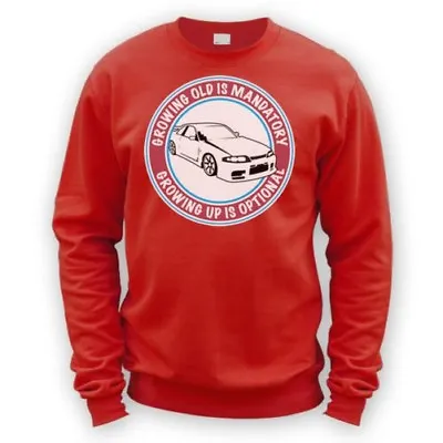 Grow Up Optional Skyline Sweater -x8 Colours- R33 Funny JDM Drift Furious • $64.85