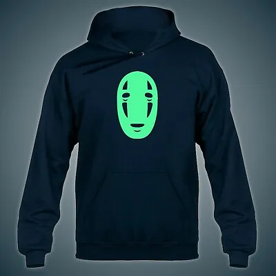 Kaonashi Mask Glow In The Dark Hooded Sweater Hoody • £19.95