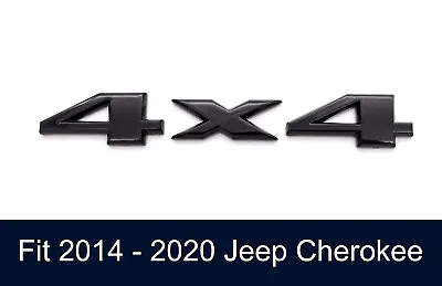 2014-2021 Jeep Cherokee Gloss 4X4 Rear Tailgate Emblem Badge Nameplate Oem Mopar • $19.99