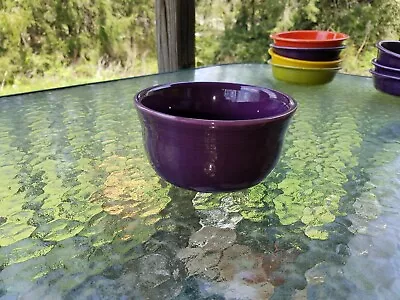 GUSTO BOWL Mulberry Purple HOMER LAUGHLIN FIESTA 23 OZ. NEW • $11.99