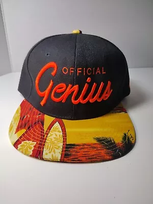 Unisex Cap Official Genius New With Original Tag Snapback Hat Black Multi Color  • $10