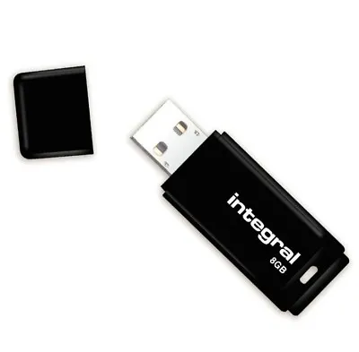 2 X Integral USB 2.0 Flash Drive's - Black (2 X 8GB) £13.90rrp!! • £7.69