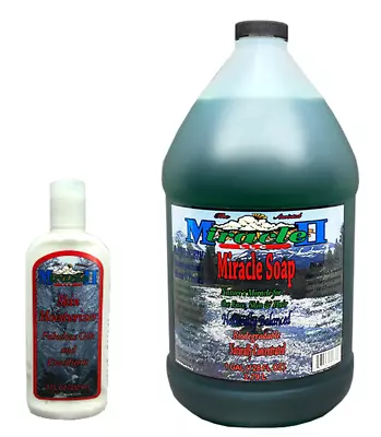 Miracle II Regular Soap Gallon & Bonus 8oz Moisturizer • $81.45