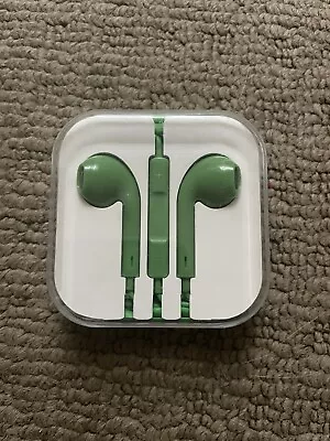 Apple Earphones (Green) • $5