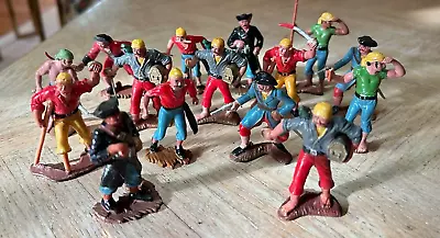 Lot Of 15 Vintage Marx Warriors Of The World Assorted Pirate Figures • $29.99
