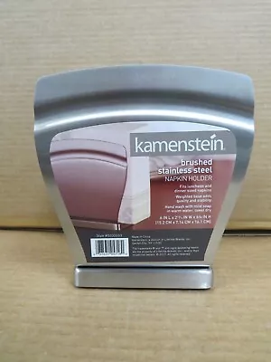 Kamenstein Brushed Stainless Steel Napkin Holder NEW With Tags • $14.99