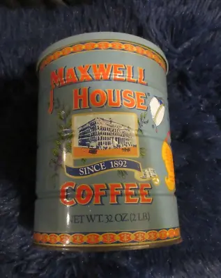 Vintage Maxwell House | 80th Anniversary | 2 Lb Coffee Can With Lid | Empty • $15.99