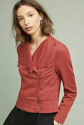 Anthropologie Marrakech Henna Moto Jacket Size LP • $23