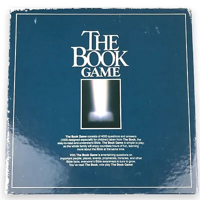 The Book Game Bible Trivia 1984 Tyndale Christian Board Game 4000 Questions • $399.99