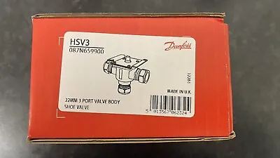 Danfoss HSV3 3-Port Position 22MM Valve For HSA3 087N659900 *UK Seller* • £34