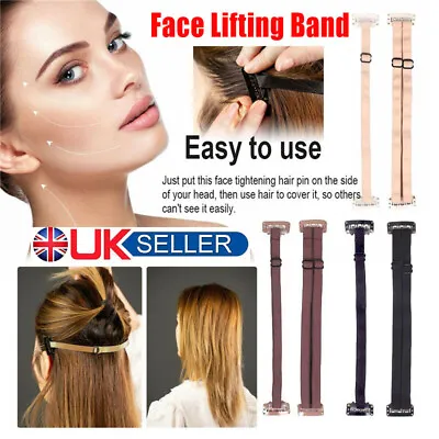 Instant Face Lift Band Invisible Hairpin To Remove Wrinkles Face Lift Tape UK • £3.79