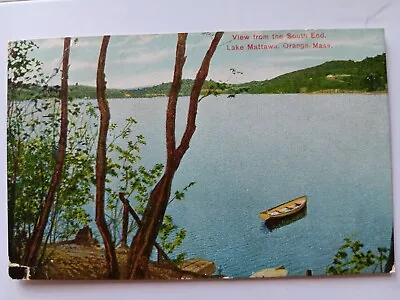Vintage 1912 Postcard: Lake Mattawa View From South End Orange MA. #12303 • $0.99