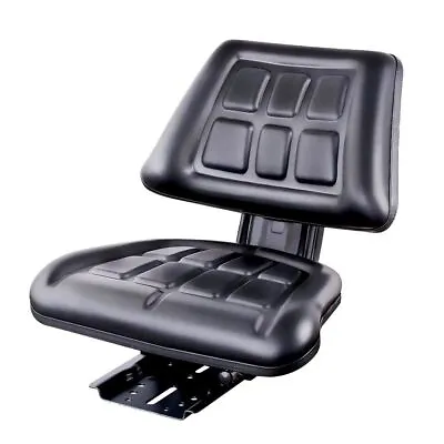 Giantz Tractor Seat Forklift Excavator Truck Universal Replacement Chair Black • $87.33