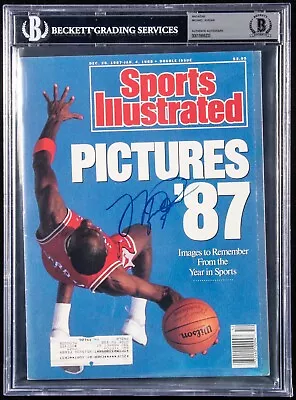 Michael Jordan Signed 1987 Sports Illustrated Magazine Beckett Certified • $4495.50