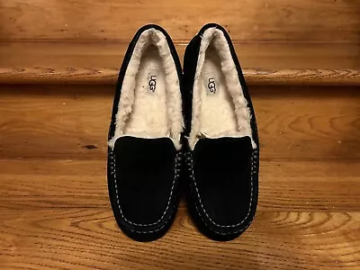 UGG Ansley Moccasin Slippers For Women Size 10 US - Black • $40