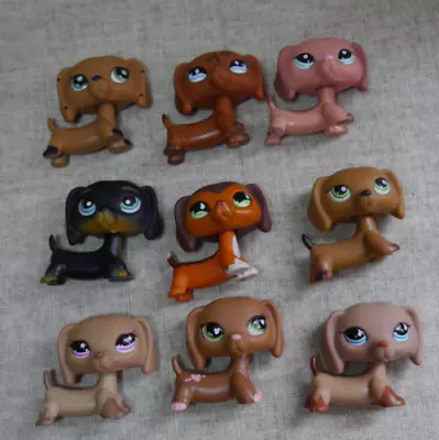 £5.99 • Buy 3pcs/lot Random LPS Toys Rare Pet Shop Dachshund Dogs Animal Figures