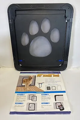 N.A. San PET SCREEN DOOR 12  X 14  Dog / Cat / Animal Magnetic Locking Plastic • $7.99