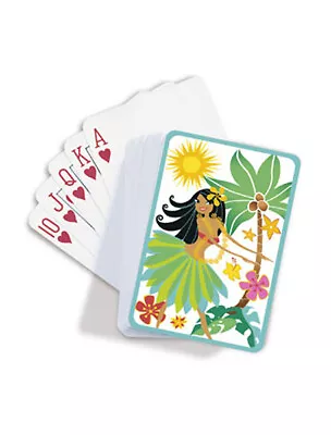 Hawaiian Vintage Style Hula Girl Collectible Poker Playing Cards Islands Hawaii • $10.10