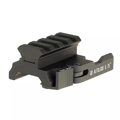 0.75 Inch QD Riser Mount 4 Slots Red Dot Sight Riser Mount 20mm Picatinny Rail • $17.89