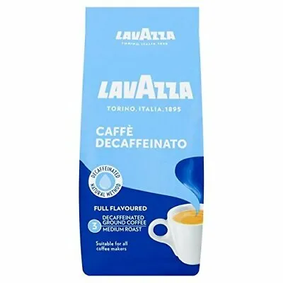 Lavazza 312535 Caffe Decaffeinated Coffee 250 G (Pack Of 8) • £26.99