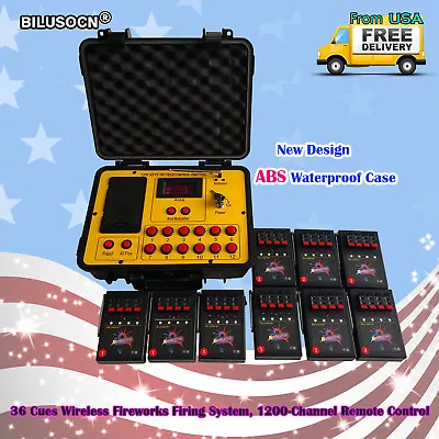 Bilusocn 300M Distance+36 Cues Fireworks Firing System Remote Control Equipment • $124.23