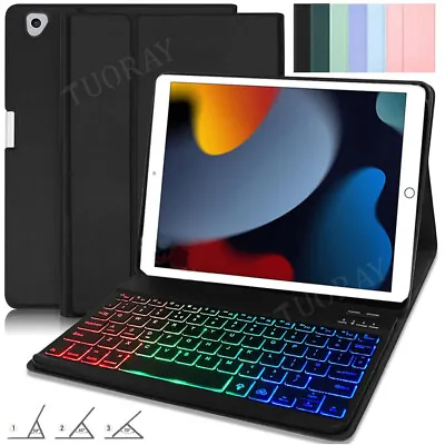 For IPad 10th 9th 8th Gen Air 3 4 5 Pro 11 Bluetooth Backlit Keyboard Case Mouse • £12.33