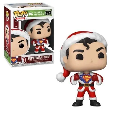 $18 • Buy Funko POP! DC Super Heroes - Superman In Holiday Sweater #353