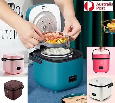 $53.50 • Buy Electric Rice Cooker 1.2L Portable Mini Small Rice Cook 5Colours 3Cups 1-2Person