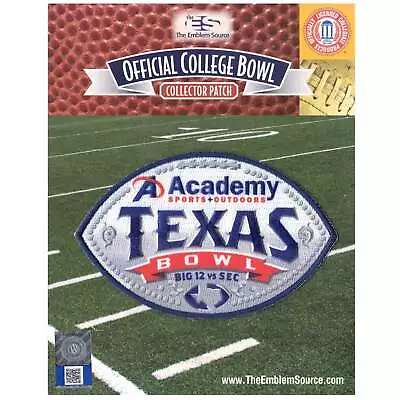 Academy Sports Outdoor Texas Bowl Football Jersey Patch 2018 Baylor Vanderbilt • $14.95