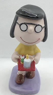 Marcie (Peanuts Gang) Carrying A Tray Of Food  Ceramic Figurine • $39.99