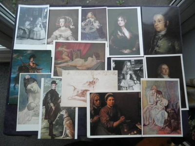 £3.99 • Buy 14 Postcards Of Spanish Art,  Goya, Velazquez, Picasso, Acrobat's Family, Venus