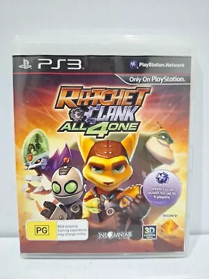 Ratchet & Clank All 4 One For Sony PlayStation 3 (PS3) *COMPLETE* • $26.22