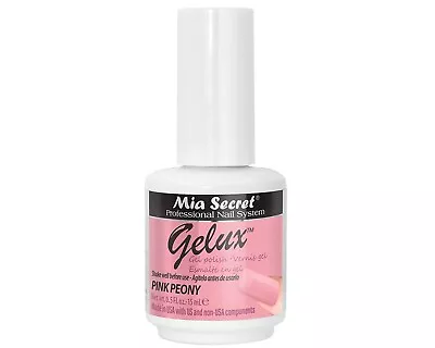 Mia Secret Professional Nail System Gelux Gel Polish (Pink Peony) 0.5oz • $13.41