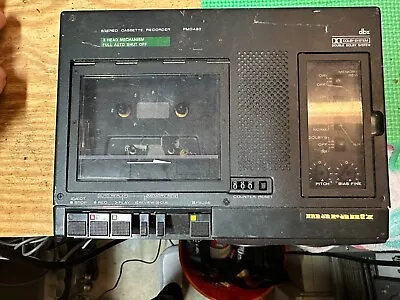 Marantz PMD430 3 Head Stereo Professional Cassette Recorder Black • $1000