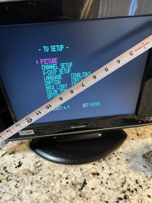 $63 • Buy Sharp Liquid Crystal TV LC-15AV7U 15 Inch LCD TV Tested Retro Gaming W/REMOTE
