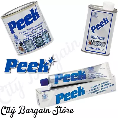 Peek Metal Polish Polishing Compound Paste Metal Brass Aluminium Silver Gold E5 • £3.65