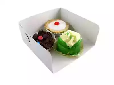 Swedish Takeaway Cake Trays / Containers For Cupcakes Muffins Pastries • £3.99