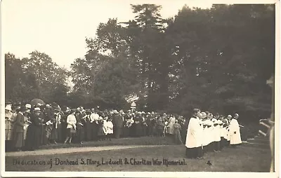 Donhead St Mary Ludwell & Charlton Near Shaftesbury War Memorial Dedication # 4 • £20