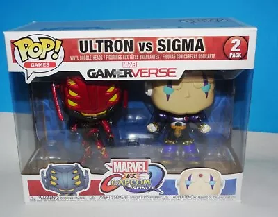 Funko Pop! Marvel Vs Capcom: Infinite - Ultron Vs. Sigma Player 2 PACK • $34.95