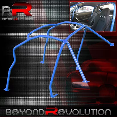 6-Point Full Safety Blue Roll Cage Bars For Z33 2003-2008 Nissan 350Z • $796.99