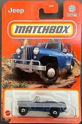 2024 Matchbox 1948 Willys Jeepster Blue D-Case ** BOX SHIPPING ** • $0.99