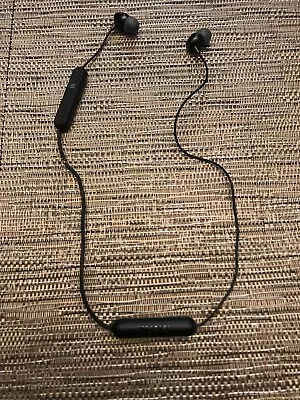 Sony WI-C300 Wireless NFC Bluetooth In-Ear Earbuds Headphones. Black- NO BOX • $20