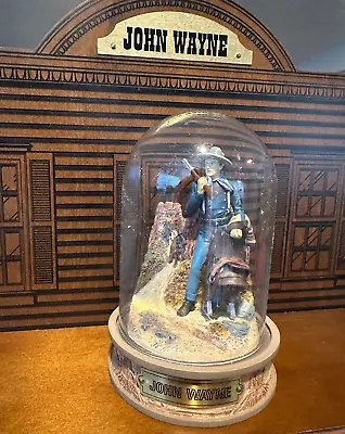 Franklin Mint - John Wayne - Hand Painted - Glass Dome - Limited Edition - Mint • $30