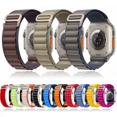 $12.75 • Buy Alpine Loop For Apple Watch 9 8 7 6 SE Ultra 2 49/45/44mm Nylon Sport Band Strap