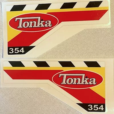 Custom Replacement Cab Stickers Decals #354 Mighty Dump Tonka Truck  • $11.95