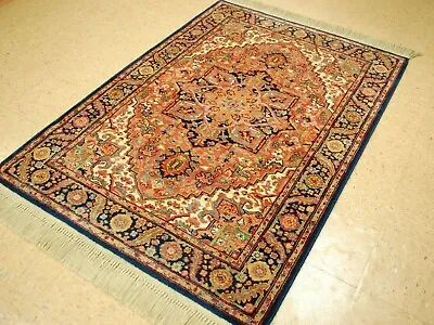 Vintage Mint Authentic American Karastan Heriz Pattern #726 Rug Carpet 4'3  X 6' • $1250