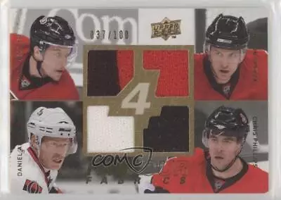 2008 Upper Deck Fab Four Fabrics Chris Phillips Daniel Alfredsson Dany Heatley • $35.04