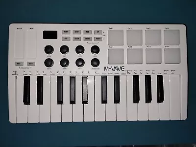 M-VAVE MIDI SMK25 Mini 25 Key Board With 8 Rgb Lit Drum Pads • $19.95